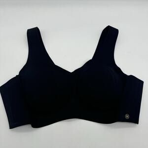 Honeylove LiftWear V-Neck Bra Vamp Black Size 2X B1462